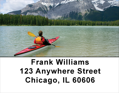 Serenity On The Kayak Address Labels