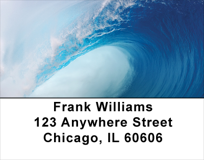 Big Waves Address Labels