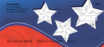 Crazy Patriotism Personal Checks