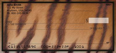 Wild Animal Prints Personal Checks