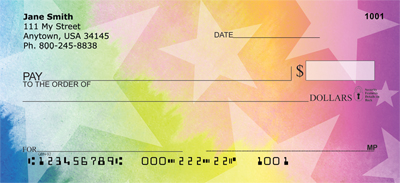 Rainbow Of Stars Personal Checks