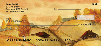 Autumn Morning Personal Checks