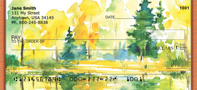 Fall In Quiet Stillness Personal Checks