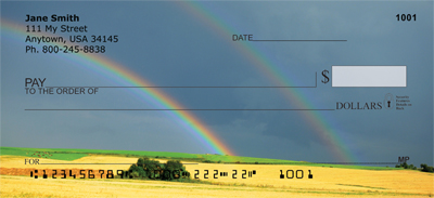 Scenic Rainbows Personal Checks
