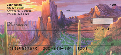 Landscape Paintings Personal Checks