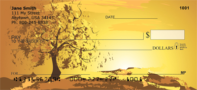 Golden Sunsets Personal Checks