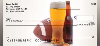 Sporting A Beer Personal Checks