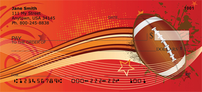 Go Orange Or Red Personal Checks