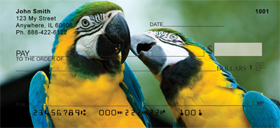 Love Birds In The Tropics Personal Checks