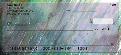 Rain Inspired Personal Checks