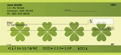 Lucky Clover Personal Checks
