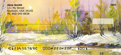 Serenity In Four Seasons Personal Checks