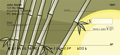 Bamboo Sunrise Personal Checks