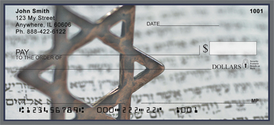 Star Of David Personal Checks