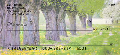 Trees In Springtime Personal Checks