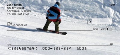 Winter On The Board Personal Checks