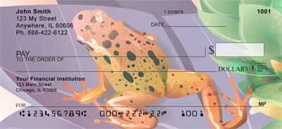 Fantasy Frogs Personal Checks