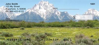 Mountain Wildflowers Personal Checks