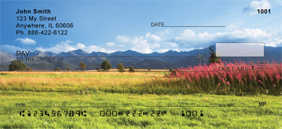 Mountain Wildflowers Personal Checks