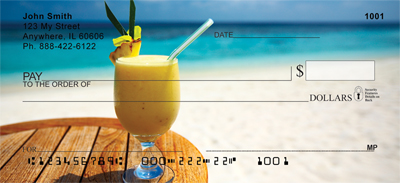 Tropical Cocktails Personal Checks