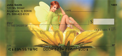 Golden Fairies Personal Checks