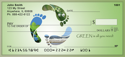 Leave a GREEN Trail Personal Checks