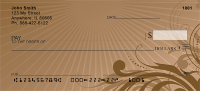 Colorful Illusions Personal Checks