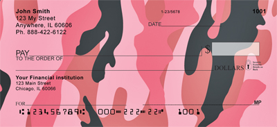 Pinks And Corals Personal Checks