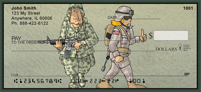Military Fun Personal Checks