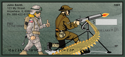 Military Fun Personal Checks