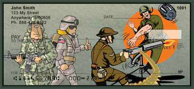Military Fun Personal Checks