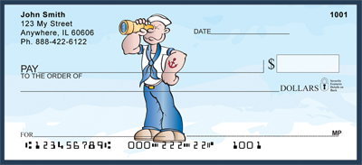 Navy Fun Personal Checks