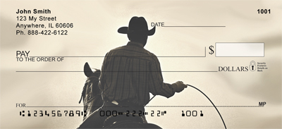Dusty Cowboys Personal Checks