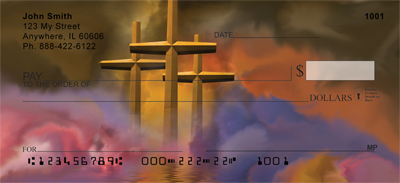 Golden Crosses Personal Checks