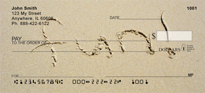 Vacation Sentiments Personal Checks