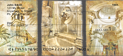 Old World Architecture Personal Checks