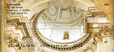 Old World Architecture Personal Checks