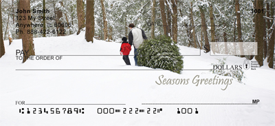 Seasons Greetings Personal Checks