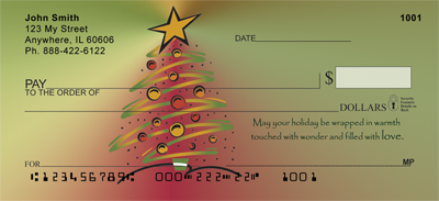 Holiday Filled With Love Personal Checks