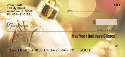 May Your Holidays Glisten Personal Checks