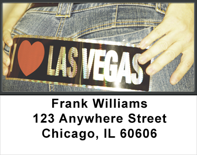 I Love Las Vegas Address Labels
