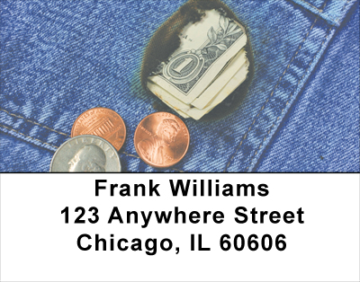 Burning A Hole In My Pocket Address Labels