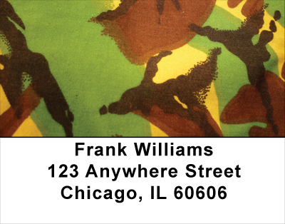 Bright Greens Address Labels