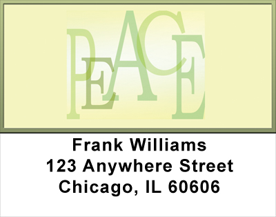 P E A C E Address Labels