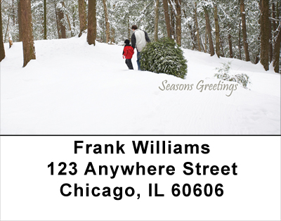 Seasons Greetings Address Labels