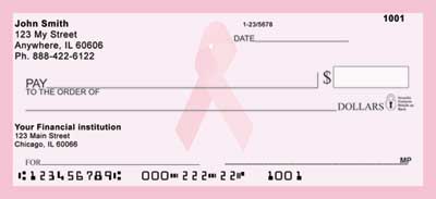 Pink Ribbon Checks Personal Checks