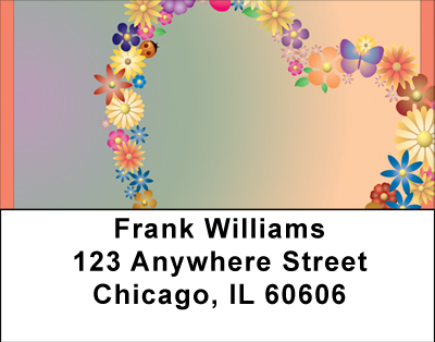 Big Hearts Address Labels
