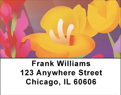 Garden Party Address Labels