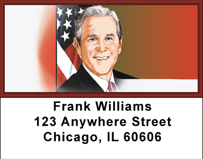 George W. Bush Address Labels