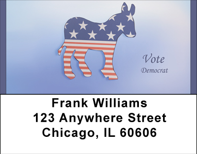 Vote Democrat Address Labels